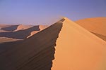 Wind blowing over Sossusvlei